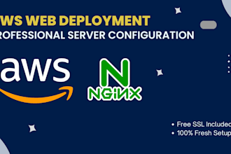 upload and publish your website on an AWS server