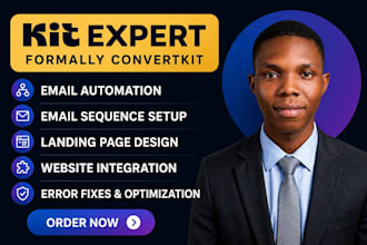 build high converting convertkit email automation funnels