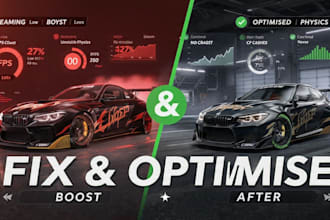 fix and optimize beamng mods for performance and stability