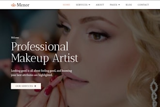 build squarespace makeup artist website beauty portfolio website cosmetics store