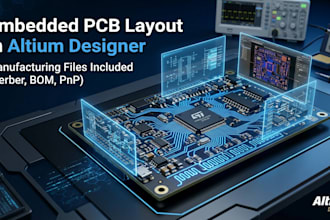 create embedded pcb layouts and manufacturing files in altium