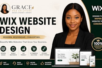 design modern wix website for your business