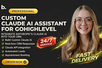 build a custom claude ai assistant for your gohighlevel CRM integrate claude ai
