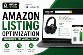 audit and optimize your amazon listing for higher ranking