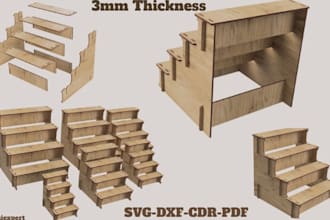 create cnc woodworking, vcarve and laser cut files