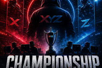 design gaming posters banners and thumbnails