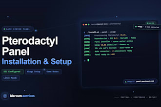 setup your pterodactyl panel, vps, or game server on linux