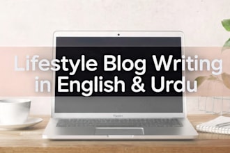 write SEO lifestyle blog posts in english