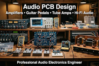 do audio amplifier pcb, guitar pedal, tube amp and hifi audio electronics