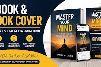 create ebook promo posts reels and social media marketing designs