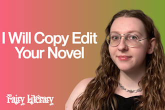 copy edit your novel