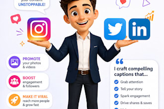 compelling captions for social media