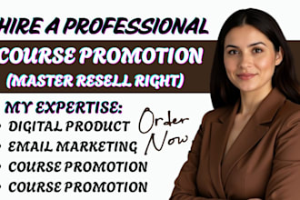 promote your course, master resell rights, digital products and book promotion