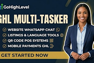 website whatsapp chat widget listings language qr codes pos mobile payments ghl