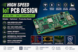 design high speed iot pcb layout with emi emc compliance