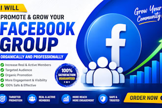 promote and grow your facebook group organically
