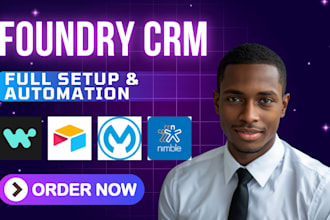 setup and automate foundry CRM clickup airtable workato mulesoft copper nimble
