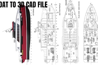 convert your 2d bat plans into accurate 3d cad models