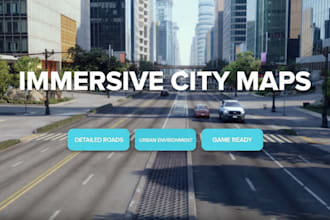 design immersive beamng maps with roads, cities, and off road terrains