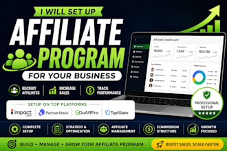 set up an affiliate program for your business