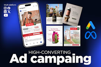 design ad creatives for meta and google campaigns