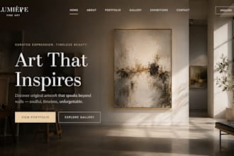 design squarespace artist portfolio website fine art gallery photograph website