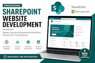 design and develop professional sharepoint websites intranet portals and microso
