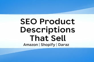 write product description for daraz and amazon