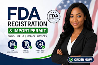 do fda registration and import permit for food, drug and medical devices