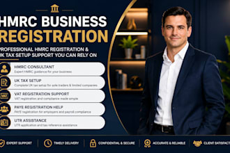 handle hmrc business registration and UK tax setup support