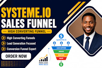 systeme io sales funnel, high converting funnel, conversion funnel expert
