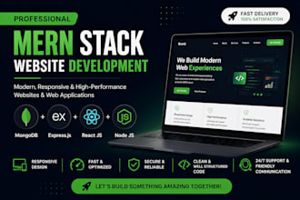 build a modern mern stack website