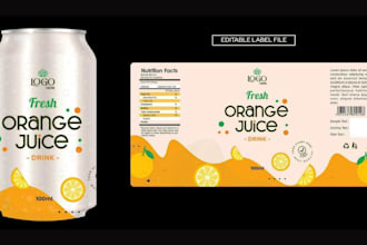 design can label, bottle label, beer label juice label beverage packaging design