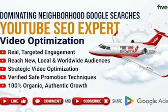 do professional youtube video SEO and channel growth management