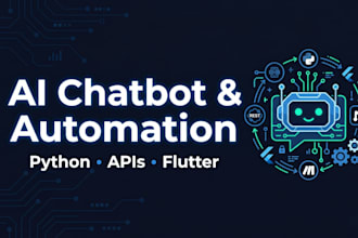 build an ai chatbot or automation with python