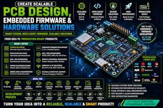 create scalable pcb and firmware solutions