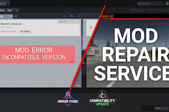 repair broken beamng mods, errors, and compatibility issues