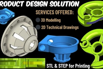 reverse engineer mechanical parts from scan data  stl obj mesh and images to cad