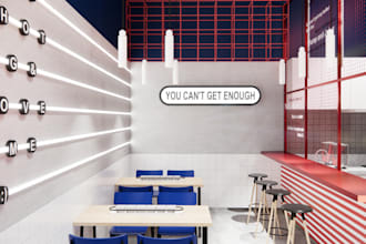 create unique designs for commercial spaces