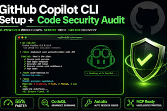 set up github copilot cli agentic workflow and run your code security assessment