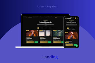 build modern responsive business websites with admin panel