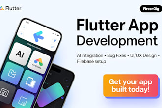 fix flutter ai mobile app development flutter development flutter design app dev