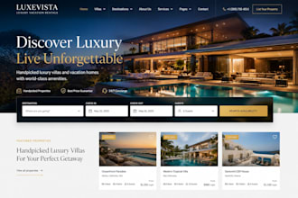build luxury vacation rental website direct booking lodgify hospitable