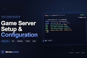 setup and configure your game server on linux