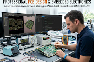design professional pcb and embedded electronics systems
