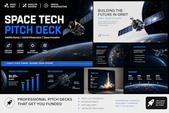 fix space tech pitch deck satellite startup deck orbital infrastructure deck