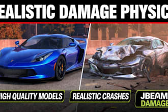 create high quality beamng vehicles with realistic damage physics