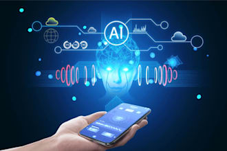 make ai mobile app development, android IOS app, saas app, ai software developer