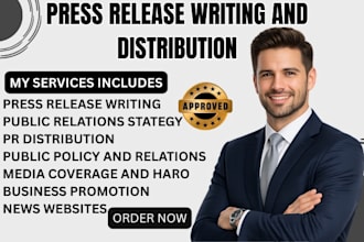 publish film press release PR distribution public relation article submission