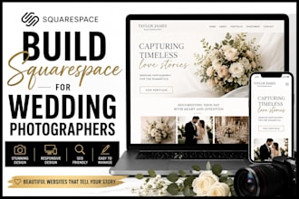 design squarespace for wedding photographers